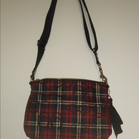 Coach Plaid Poppy Bag - Picture 2 of 2